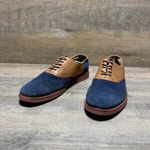 Polo Ralph Lauren Torrington Blue Suede Saddle Shoes Men's Size 13